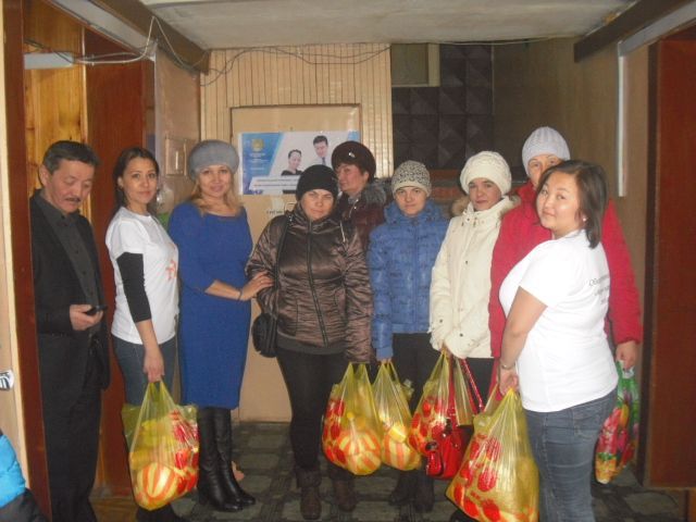 Социальная помощь в г. Акколь инвалидам, семьям